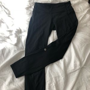 Black Lululemon leggings- Size 4